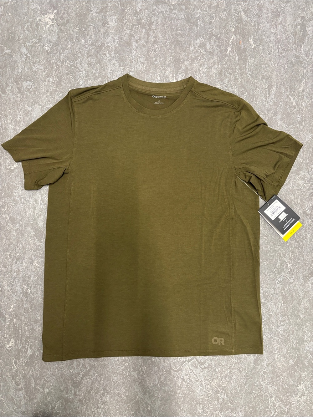 Outdoor Research Men’s Eclipse Sun t shirt dark olive size large NWT